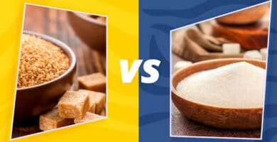 ¿Qué es más saludable, azúcar blanco o azúcar moreno?
