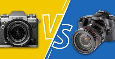 ¿Qué es más versátil, cámara DSLR o mirrorless?